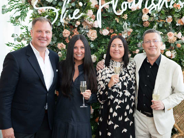 Red & White Foodie Fundraiser for Harmony House a blooming success